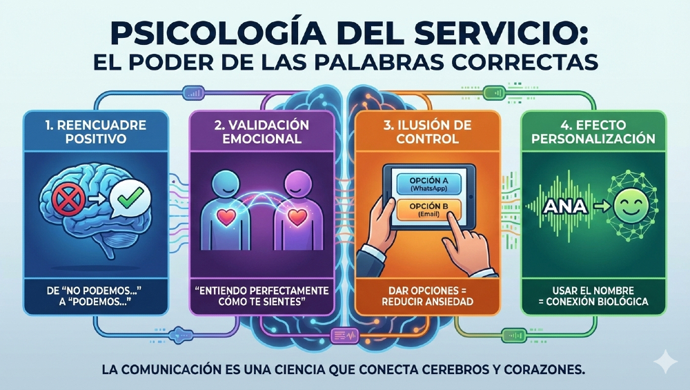 Featured image for “¿Conoces cómo impactan las palabras en la atención al cliente?”